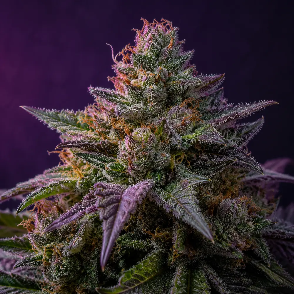 Representative cannabis flower photograph for the Apple Fritter field note; not a verified cultivar or batch image