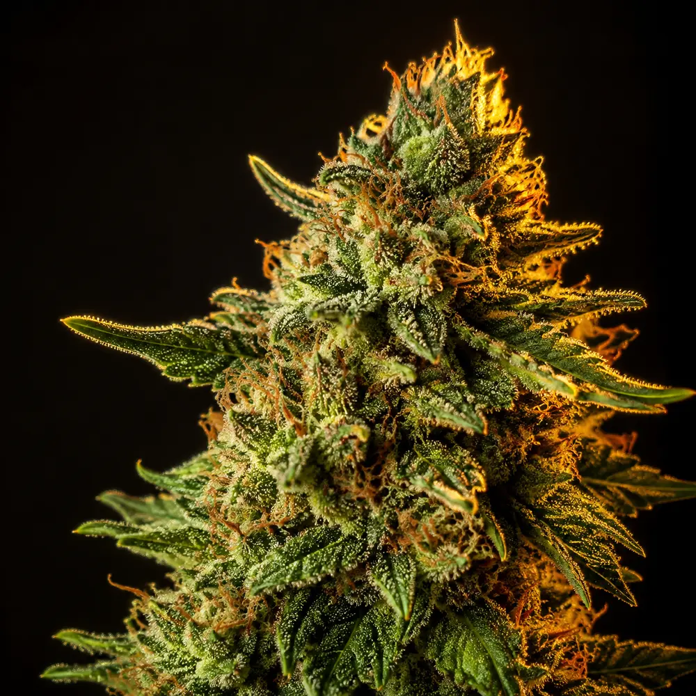 Representative macro cannabis flower photograph for the Sour Diesel field note